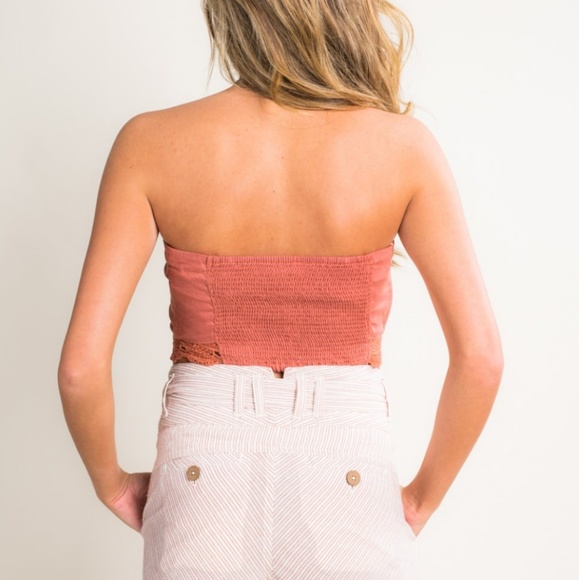 56. 🆕 Free People Dream Lover Crochet Trim Brami - Picture 2 of 7